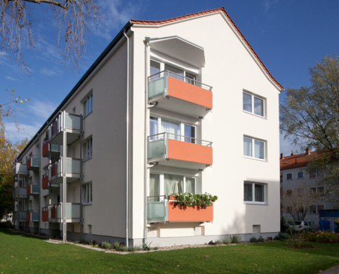 Wohngebäude Hannover, Magdeburger Straße, Seitenansicht