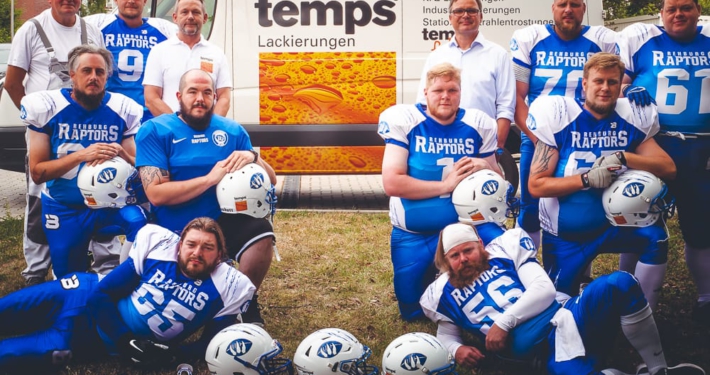 Raptors American Football Sponsoring temps